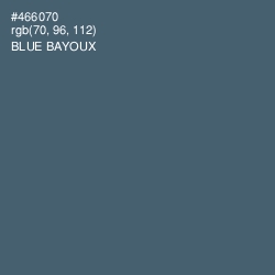 #466070 - Blue Bayoux Color Image